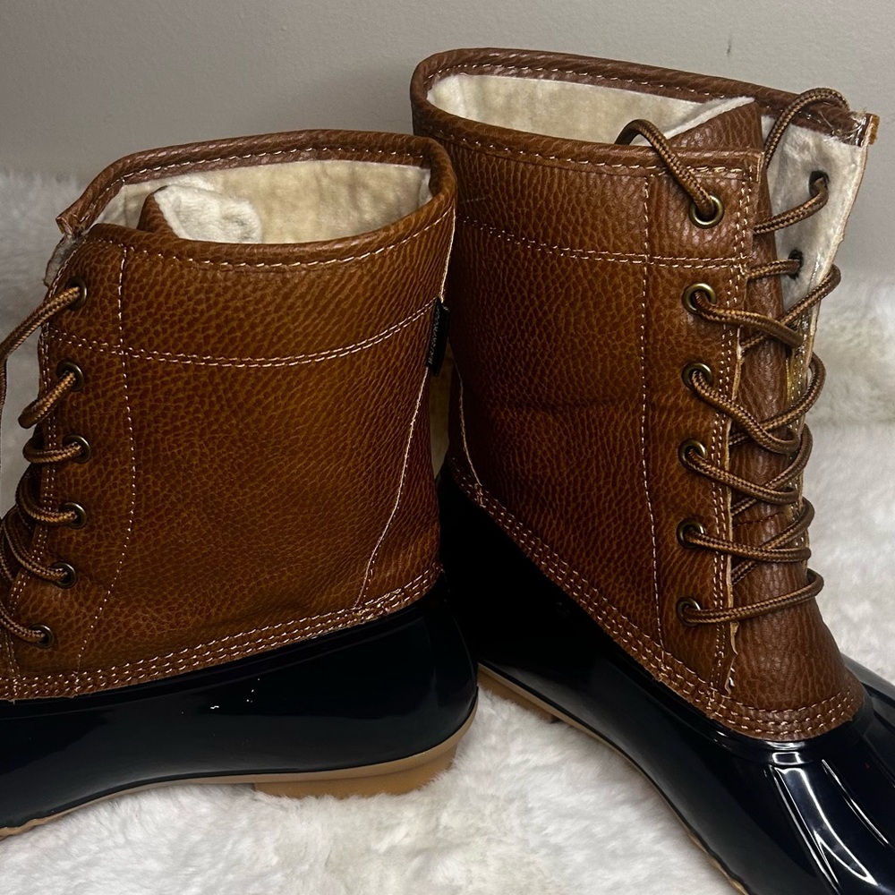 JBU Brown and Black Winter Boots
